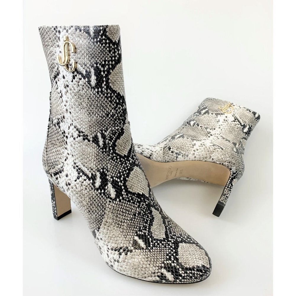 NEW Jimmy Choo Snake Ankle Boot Size 38.5